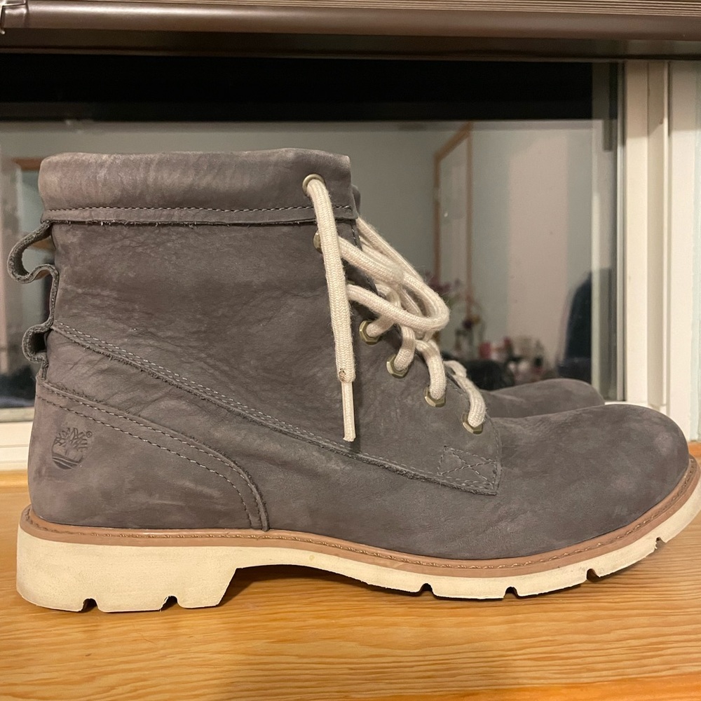 Timberland grey boots. Size 9.5